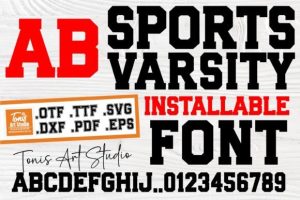 Sports Varsity Font