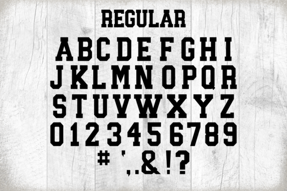 Sporty Tee Condensed Font - Image 2