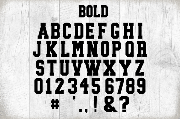 Sporty Tee Condensed Font - Image 3