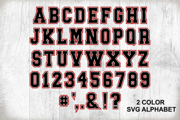 Sporty Tee Condensed Outlined Font - Image 3