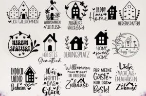 Spring German Home Plotter File Svg
