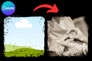 Alternative view of Square Bleach Distressed Canva Frame