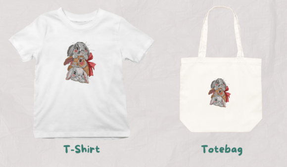 Stacked Bunny Trio - Image 3