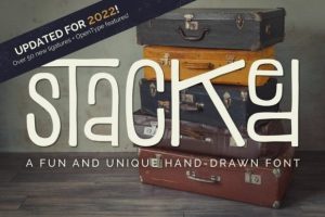 Stacked Font