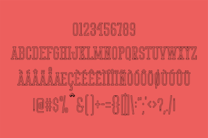 Alternative view of Stadium Font