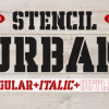 Stencil Urban Font