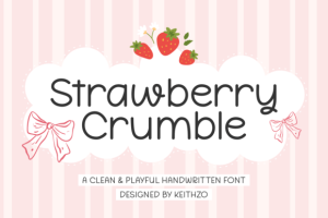 Strawberry Crumble Font
