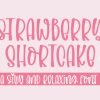 Strawberry Shortcake Font