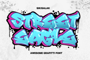 Street Eagle Graffiti Font