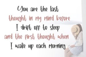 Alternative view of Modern Writing Font