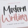 Modern Writing Font