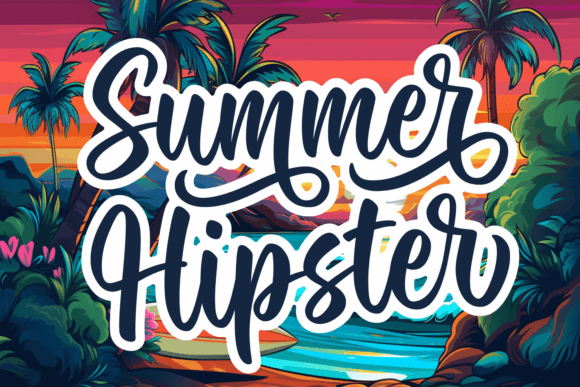 Summer Hipster Font