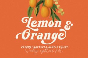 Alternative view of Sunday Eighties Font