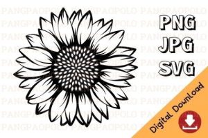 Sunflower SVG