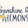 Sunshine & Lemons Font