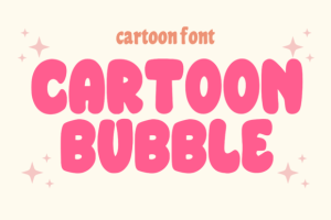 Alternative view of Super Bubble Font