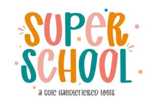 Super School Font