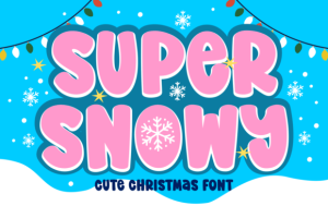 Super Snowy Font