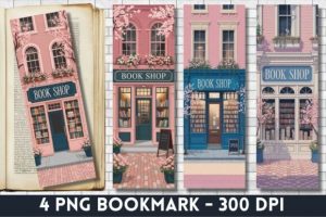 Sweet Bookshop Cherry Blossom Bookmark