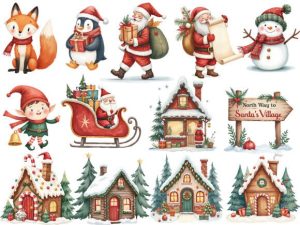 Alternative view of Sweet Christmas Mrs Santa Claus Village