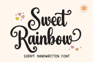 Sweet Rainbow Font