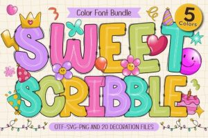 Sweet Scribble Font