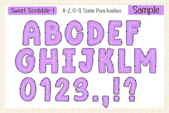 Sweet Scribble Font - Image 3