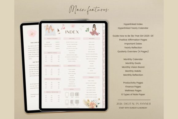 THAT GIRL Digital Planner GoodNotes - Image 3