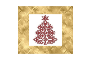 Alternative view of Tatted Christmas Tree