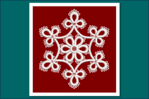 Tatted Snowflake-FSL Lace