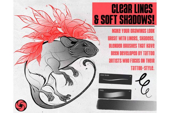 Tattoo Brushes for Procreate - Image 3