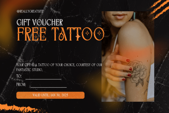 Tattoo Font - Image 5