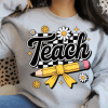 Teach PNG Cute Teacher Shirt Design