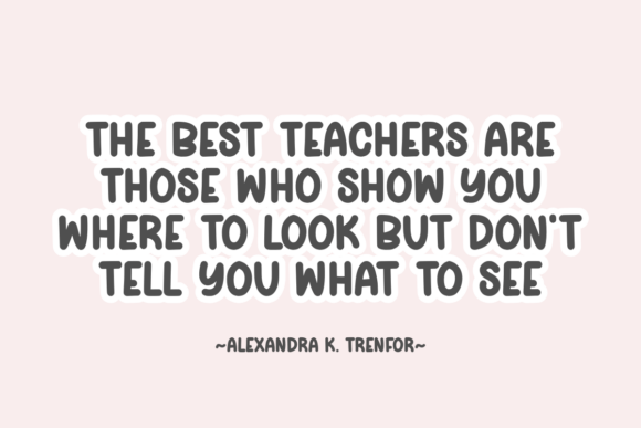 Teacher Writing Font - Image 2