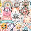 Thank You Stickers Bundle Clipart PNG