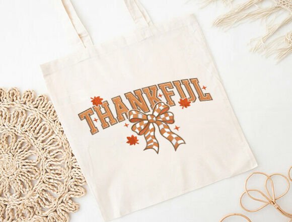 Thankful Bow Embroidery Design - Image 5