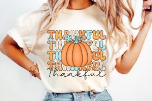 Thankful Fall Pumpkin Thanksgiving PNG