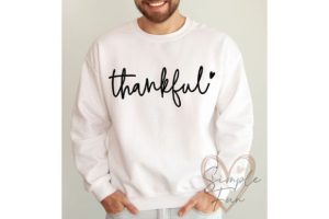 Alternative view of Thankful Machine Embroidery Design