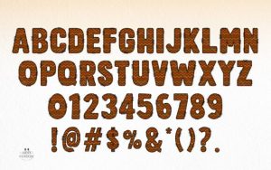Alternative view of Thanksgiving Army Font