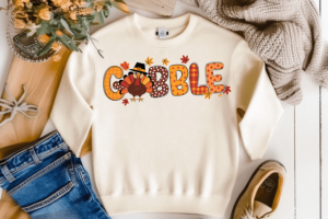 Thanksgiving Gobble PNG Shirt Design