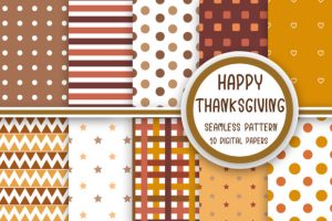 Thanksgiving Seamless Pattern
