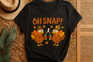 Thanksgiving T-shirt Design Sublimation