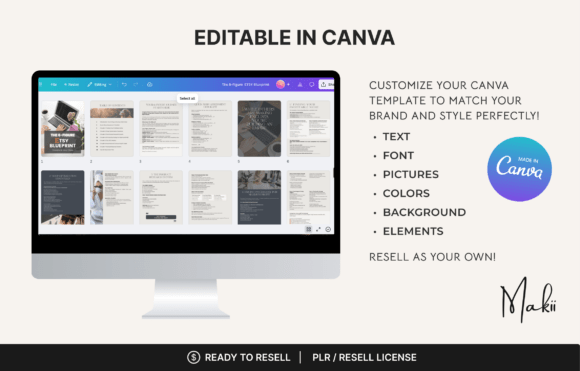 The 6-Figure Etsy Blueprint, Canva Ebook - Image 3