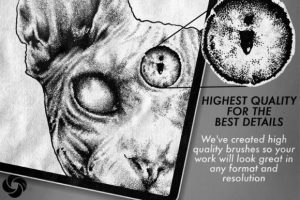 Alternative view of The Real Needles Tattoo Brushes