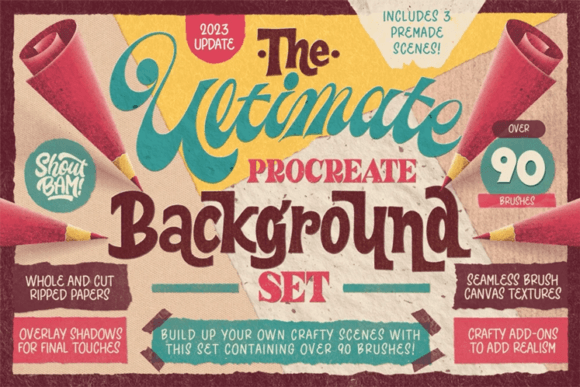 The Ultimate Procreate Background Set