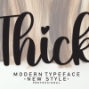 Thick Font