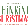 Thinking Christmas Font