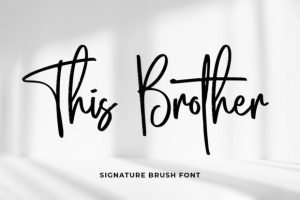 This Brother Font