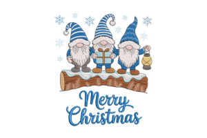 Three Christmas Gnomes