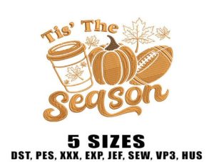 Tis the Season Embroidery Designs